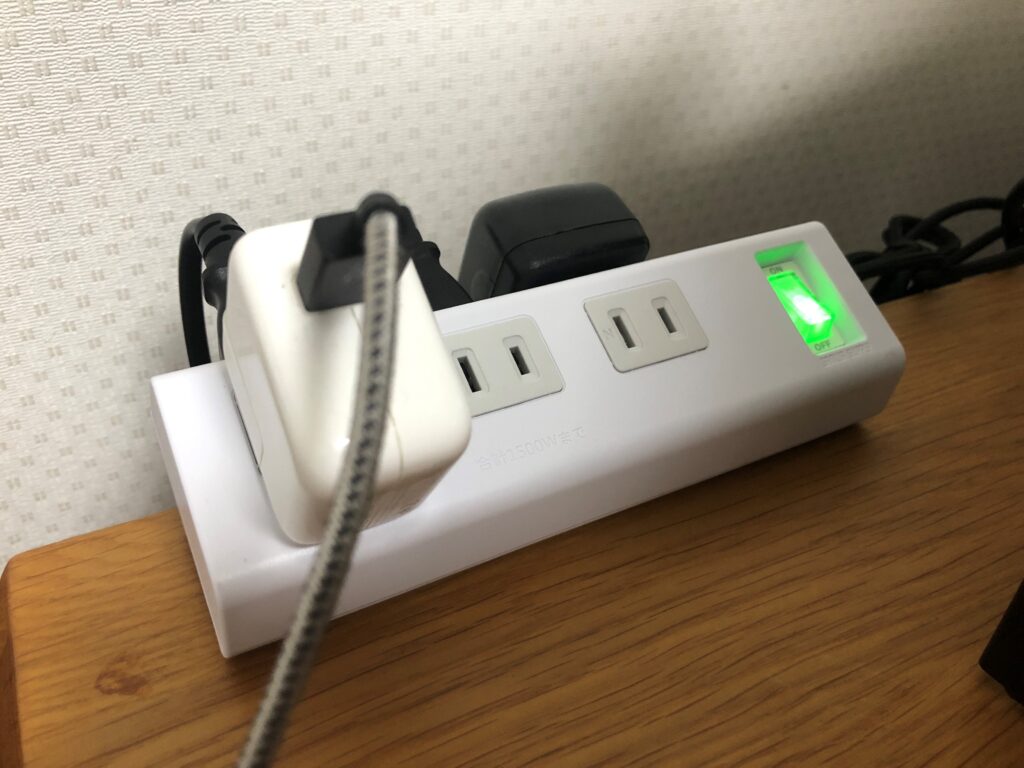 差込口が両面にあるのが便利