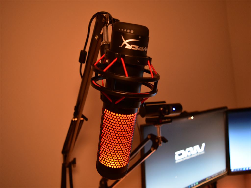 HyperX QuadCast スタンドアロンマイク