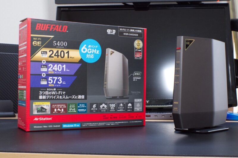 BUFFALO WSR-5400XE6】安定した通信ができる最新規格対応のルーターを