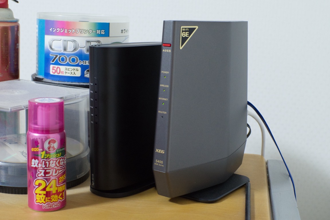 TP-Link Archer AX23VとBUFFALO WSR-5400XE6